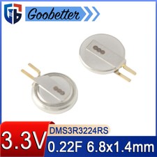 3.3V 0.22F Super Condensatori DMS3R3224RS Farad Piccoli Condensatori Pulsante 6.8x1.4mm