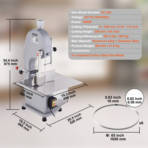 Seghetto elettrico nastro - elettrico, a