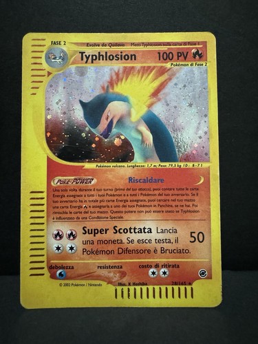 Pokemon typhlosion holo 165 - pokemon,