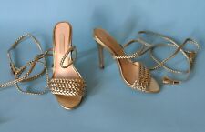 Primadonna Scarpe Sandali alla schiava Dorati Tacco Donna Pelle - Numero 37