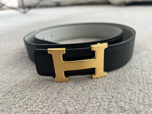 Cintura hermes fibbia oro e - cintura, h