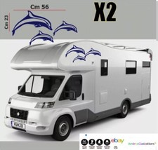 2 Adesivi camper roulotte