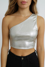 Top donna ZARA argento