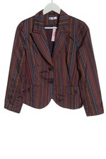 COMMA Blazer corto Donna Blazer Taglia IT 42 lilla-marrone-blu stile casual