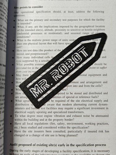 Segnalibro robot - segnalibro, mr.