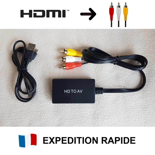 Hdmi convertisseur - hdmi, (rca)