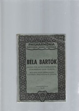 Musik fur saiteninstrumente,schlagzeug und celesta,  Musique pour instruments a 