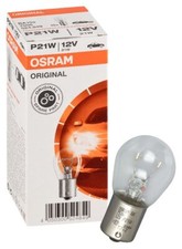 10x OSRAM P21W 12V 21W BA15s luce freno lampadina chiara lampada a sfera 7506