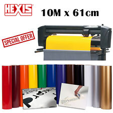 Rotolo Pellicola Vinile PVC Adesivo Plotter da Intaglio Hexis 10 Metri X 61 cm