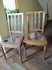 Coppia di sedie Luigi xvi in