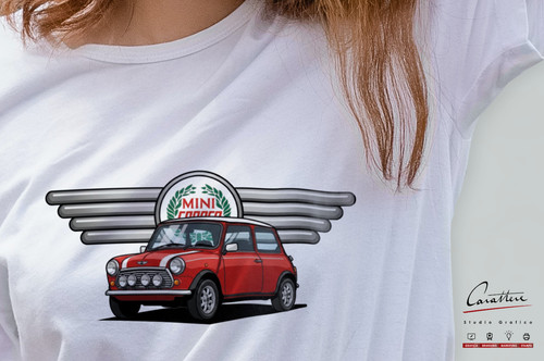 Shirt auto vintage - t-shirt, mini
