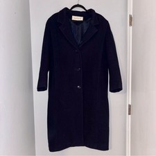 Vintage Mackintosh Navy Wool