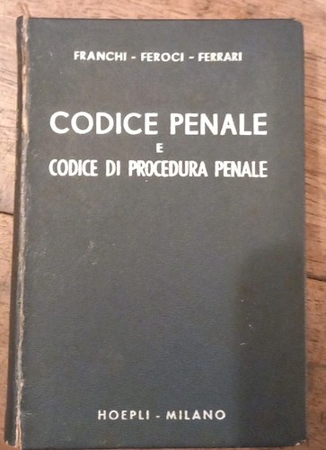 Libro codice penale - penale, e