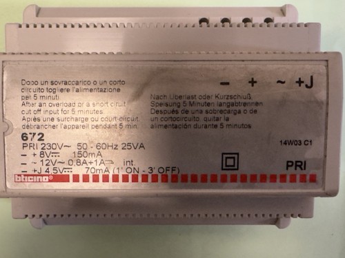 Alimentatore citofonico - alimentatore,