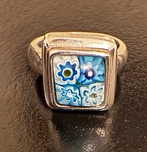 Anello argento millefiori - anello,