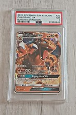 Pokemon Card Charizard GX 20/147 sole luna Ombre Infuocate ENG psa 7 near mint  