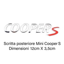 Scritta Posteriore per MINI