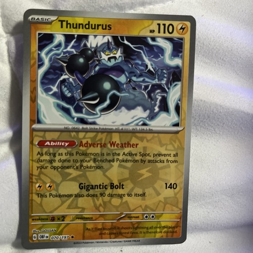 Thundurus pokémon tcg spada - tcg, e
