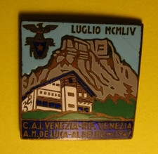 C.A.I. VENEZIA LUGLIO MCMLIV, RIFUGIO VENEZIA,A.M. DE LUCA,AL PELMO, F. LORIOLI