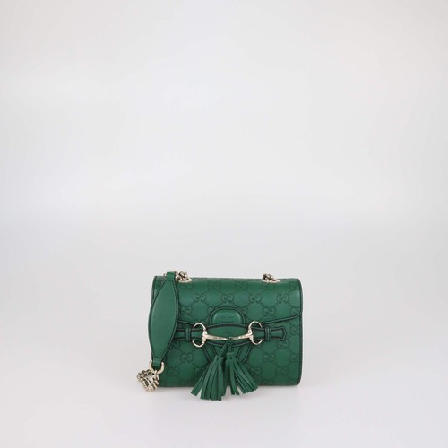 Borsa tracolla gucci verde - a,