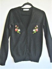 Cardigan Zara scollo a V nero