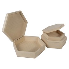 Scatole portagioie esagonali