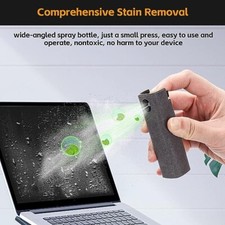 ✅Set Spray Pulisci Schermo Smartphone Pulitore Ricaricabile Microfibra