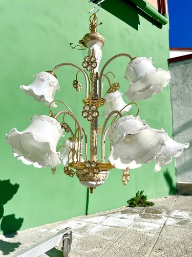 Elegante lampadario vetro - lampadario, in