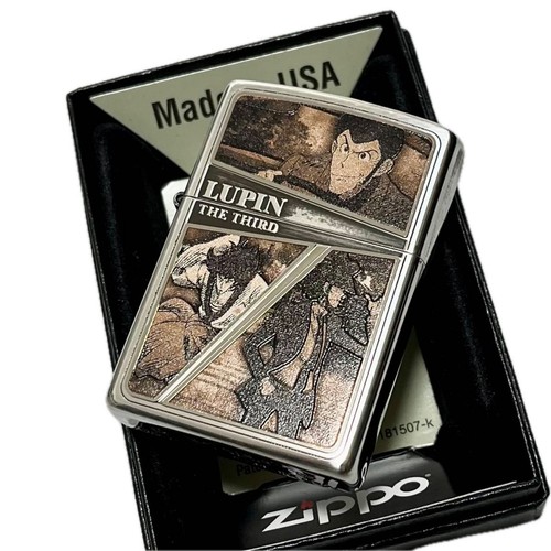 Zippo lupin iii - cornice, seppia