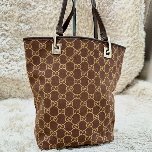 Gucci tote bag tela marrone - bag,
