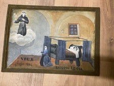 Antico Ex Voto - Ex Voto Dipinto Grazia Ricevuta 