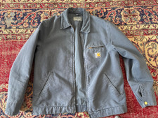 Carhartt WIP Detroit Giacca Storm Cappotto Foderato Blu