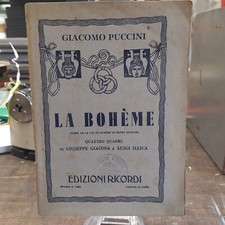 Libretto Bohème giacomo