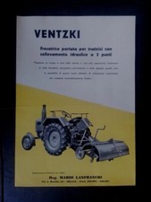 LANFRANCHI VENTZKI FRESATRICE PORTATA TRATTORI AGRICOLI Brochure  dell'epoca 