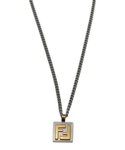Collana fendi ciondolo logo - logo, ff