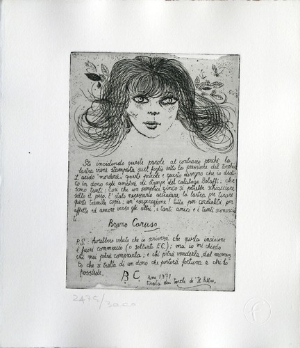 Bruno caruso acquaforte - acquaforte, cm