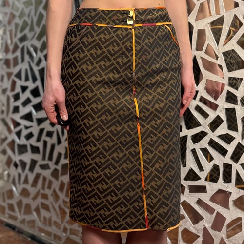 Fendi gonna dritta vintage - fendi,