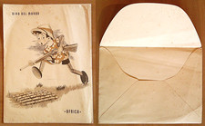 Busta Lettere PINOCCHIO - GIRO DEL MONDO - AFRICA - s.d. anni 1940/50*