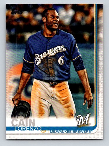 Topps 330 2019 lorenzo cain - 2019,