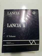 Manuale D Officina Assistenza Tecnica Terzo Volume Lancia Kappa K 