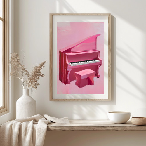 Pianoforte rosa strumento