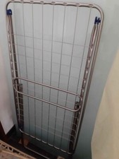 Gimi Terso Stendibiancheria Da Pavimento in Alluminio, Stendino con ali