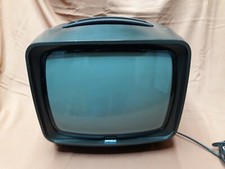 TV IMPERIAL RODI 12B61 Televisore B/N 12" Vintage Design Space Age FUNZIONANTE !