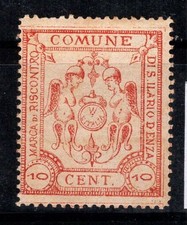 Sant'Ilario d'Enza - Nuovo ** 100% marche comunali 10 cent.Riscontro