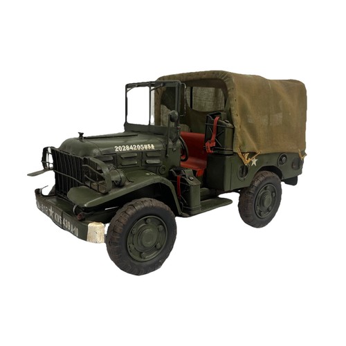 Tinplate ww2 dodge - dodge, 3/4