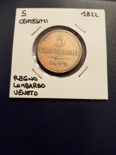 Moneta centesimi 1822 regno - centesimi,