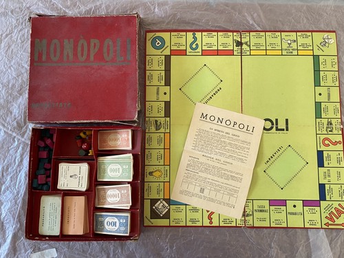Monopoli brevettato scatola - monopoli,