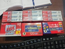 Lotto cassette Sony Hi8 HMP 60
