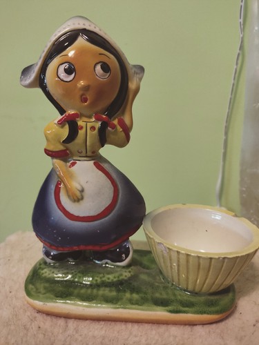 Statuetta ceramica olandesina - statuetta,