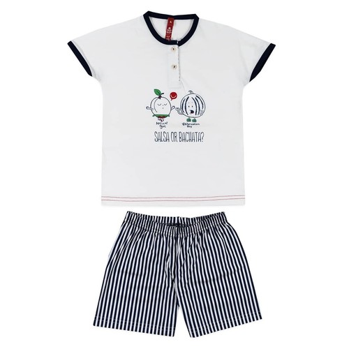 Pigiama bambina corto bip kids - pigiama,